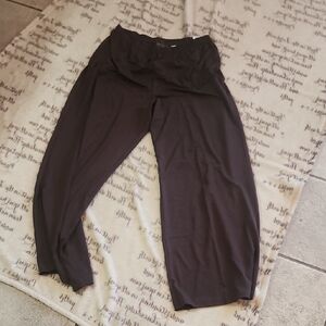 Bob Mackie Deep Brown Elastic Waist Pants